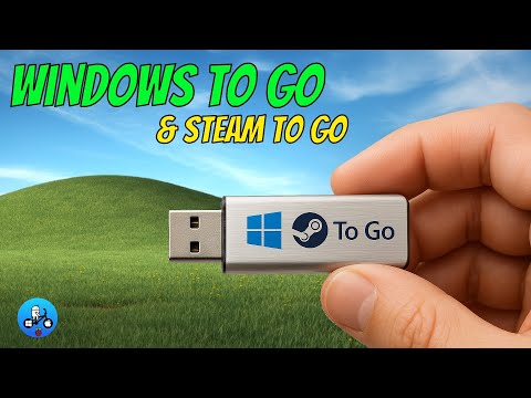 Windows 11 To Go. Windows 11 and Steam running on a USB Stick