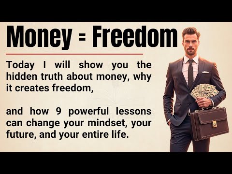 Money = Freedom 🔥 || 9 Powerful Money Lessons You Must Learn to Escape Struggle || Graded Reader ✅