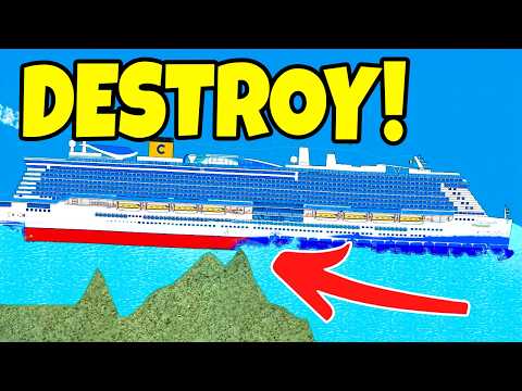 Doing EVERYTHING In My Power To Destroy This Cruise Ship  Floating Sandbox