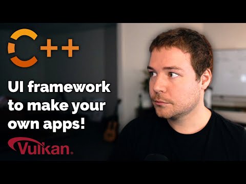 Make your own GUI apps in C++ (with ImGui and Vulkan)