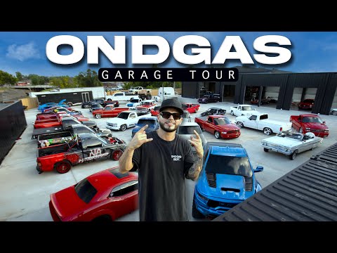 He has the CRAZIEST Truck Collection in Houston (ONDGAS Compound)