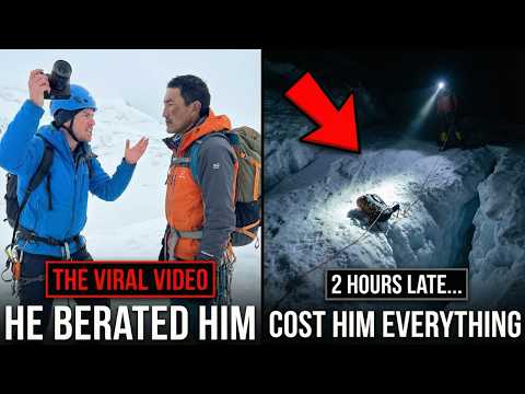 He Embarrassed His Sherpa on Camera — The Summit Cost Him Everything