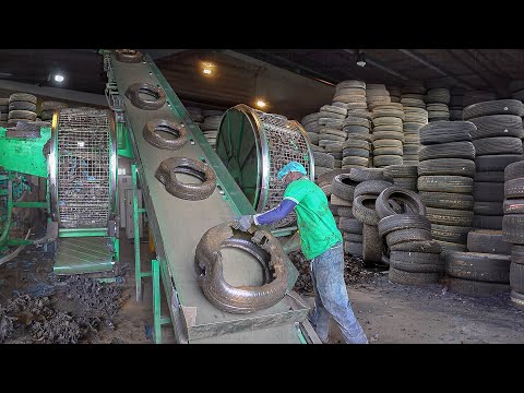 Inside Nigeria’s Genius Factory Recycling Million of Used Tires a Year