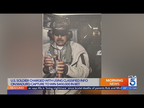 U.S. soldier accused of using classified intel on Maduro raid to win $400K bet