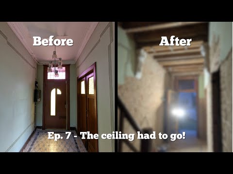 Renovating my hallway: The ceiling had to go! (Ep. 7)