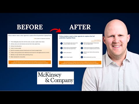 How I redesigned 3 McKinsey slides (and made them better!)