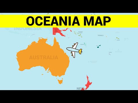 OCEANIA CONTINENT MAP - Learn the Countries and Islands of Oceania