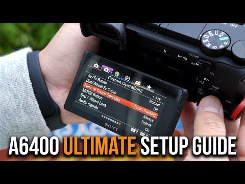 Sony a6400 - ULTIMATE SETUP GUIDE for PHOTO, VIDEO, & VLOGGING - TIMECODES + FAQs