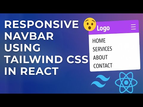 Responsive Navbar using Tailwind CSS in React