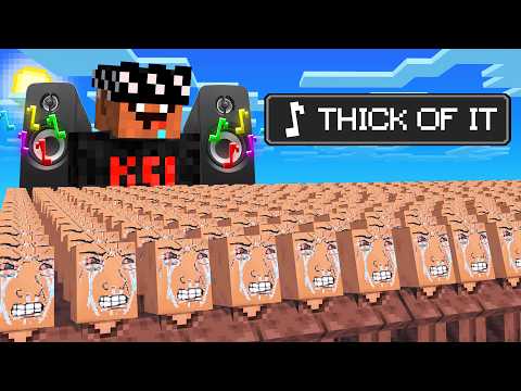 Can 10,000 Villagers Survive YouTubers? [Part 2]