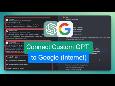 Connect custom GPT to Google (use external API to access internet)