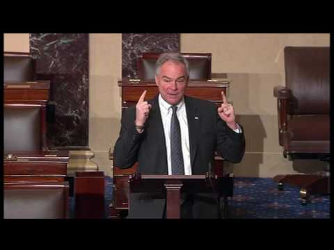 U.S. Senator Tim Kaine (D-Va.) speaks out against Betsy DeVos