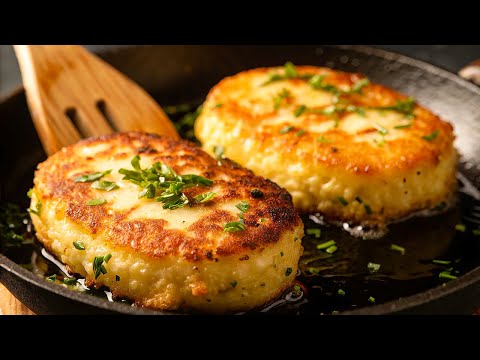 Geriebene Kartoffeln, die alle verrückt machen! Mischen Sie einfach 2 EIER und 5 KARTOFFELN!