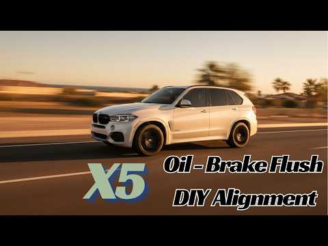 DIY BMW X5 Maintenance: Oil Change, Brake Flush, Parking Brake Adjustment & Alignment