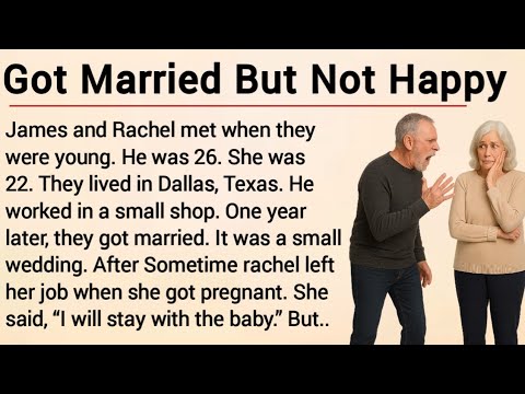 Learn English Through Story Level 3 | Graded Reader | English Story | Got Married But Not Happy