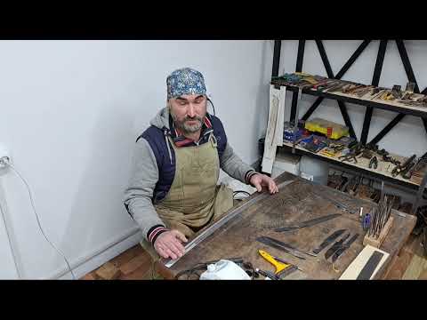 Урок по слесарной обработке клинка шашки.