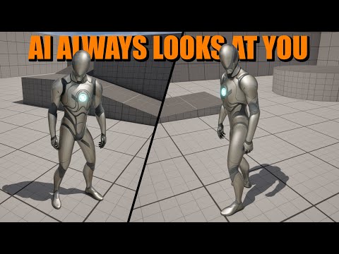 How To Make The AI's Head Follow The Player In Unreal Engine 5 (Tutorial)