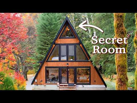 3-story A-frame, full of surprises! Full tour & cost to build