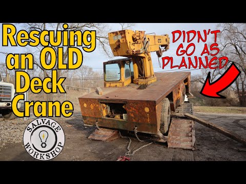 Recovering a Crane DESTINED for the Scrap Yard ~ Broderson IC70 Diesel Deck Crane
