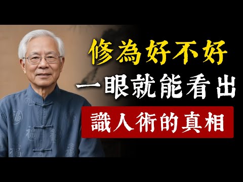 修為好不好，一眼就能看出來！老祖宗的識人術，看人一看一個準。