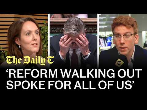 PMQs chaos as Reform storms out over ‘arrogant’ Starmer I The Daily T