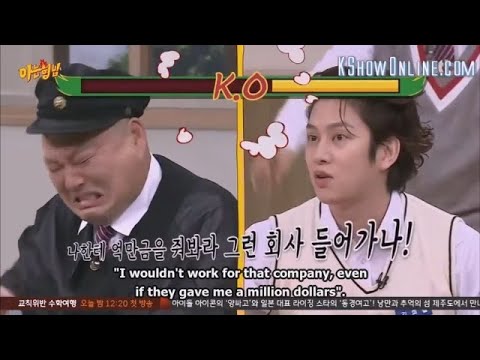 Heechul bullying Hodong😂