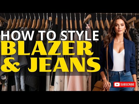 How to Style a Blazer & Jeans 👖 | Chic & Casual Outfit Ideas for 2025