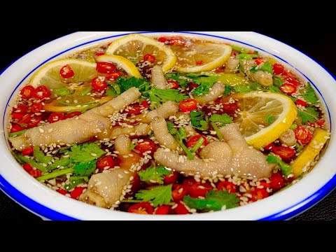 No wonder the hotel's lemon chicken feet are so delicious. It turns out that the trick is here, sour