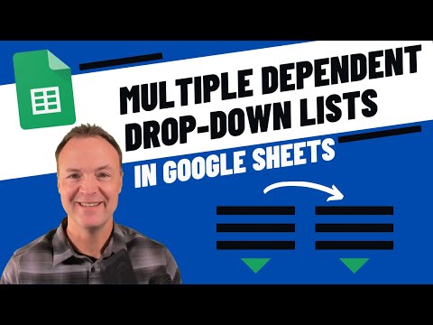 Google Sheets - Create Multiple Dependent Drop-Down Lists