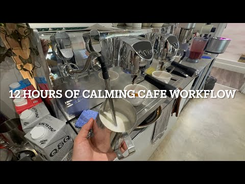 12 hours of calming barista workflow 😌