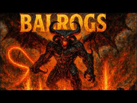 The Entire Story of the Balrogs to Fall Asleep to | LOTR Fantasy Audiobook