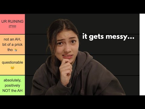 tier list ranking AITA confessions