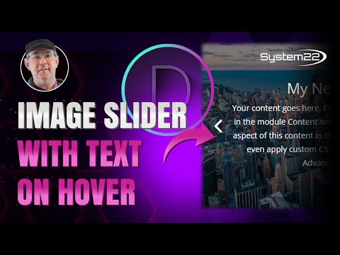 Divi Theme Image Slider With Text On Hover 👈👍👈