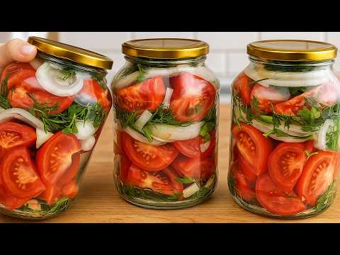 I've Been Preserving Tomatoes This Way For Ten Years! Delicious Marinade Everyone Will Love