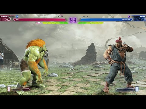 Blanka vs Akuma (Hardest) - Street Fighter 6. | Epic Battle