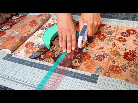 Watch Me Transform Old Kimono to Beautiful Make-Up Pouch!