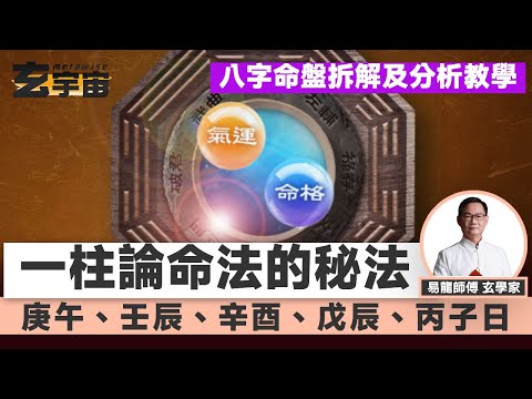 #八字 庚午、壬辰、辛酉、戊辰、丙子日出生人士【一柱論命法】︱#玄宇宙 #易龍知玄機