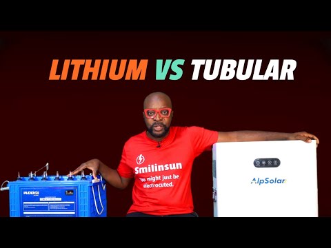 What are the 20 differences between Tubular Battery  and Lithium Battery?