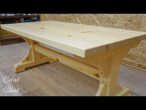 Woodworking / Making a coffee table / Wooden coffee table