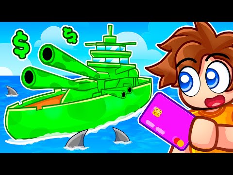 Spending $9,837,154 on The STRONGEST BOATS in Roblox Sharkbite!