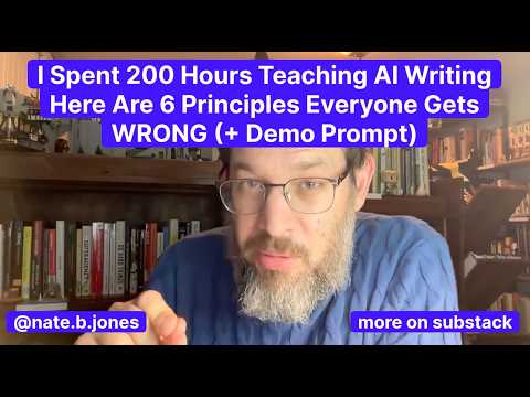 I Spent 200 Hours Teaching AI Writing—Here Are 6 Principles Everyone Gets WRONG (+ Demo Prompt)