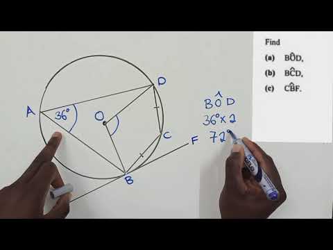 Circle Theorem exam question
