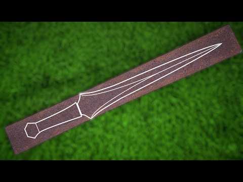 From Rusted Leaf Spring to Hobbit Sword (LOTR Inspired)