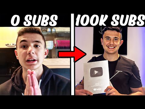How I Grew From 0 To 100K Subscribers (Step By Step Breakdown)