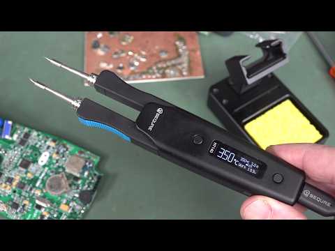 EEVblog 1650 - Sequre HT-140 SMD Desoldering Tweezers REVIEW