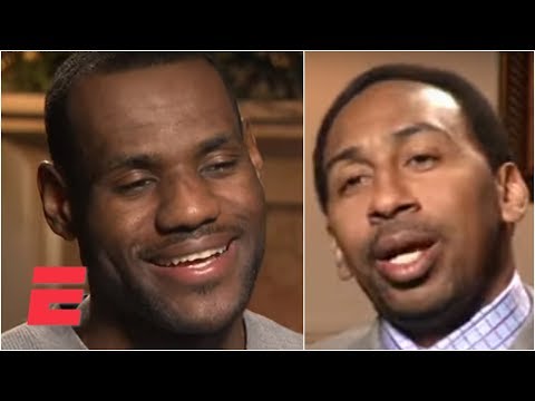 Stephen A. interviews LeBron James during his first MVP season (2008) | ESPN Archive