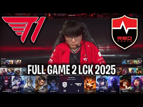 FAKER RYZE IS BACK!😱 - T1 vs NS GAME 2 LCK SPRING 2025 W3D1 | T1 vs NONGHSIM G2 LCK 2025