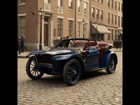 100 Year EV transition to Tesla #tesla #timetravel #electric #electricvehicle #cadillac #1900s