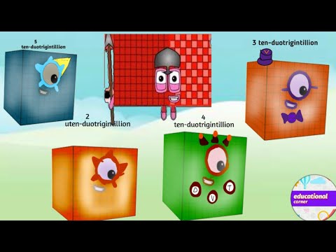 Mathblocks  big numbers  1 to 5 googol compilation ‎@Educationalcorner110 #learntocount