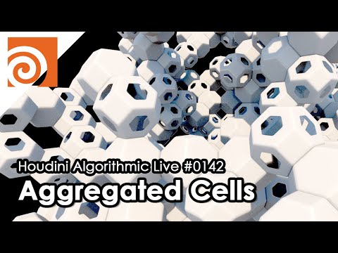 Houdini Algorithmic Live #142 - Aggregated Cells